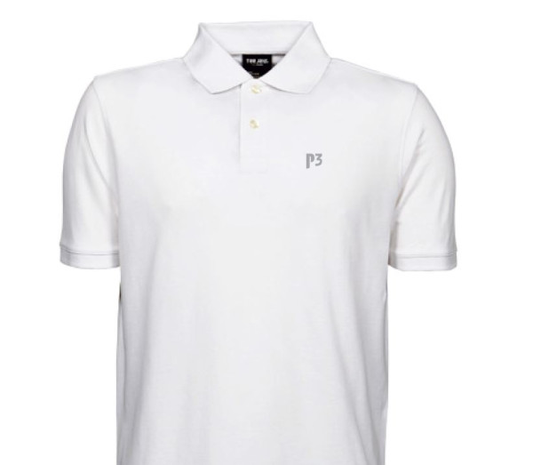 Men's Basic Polo in white color, size XL