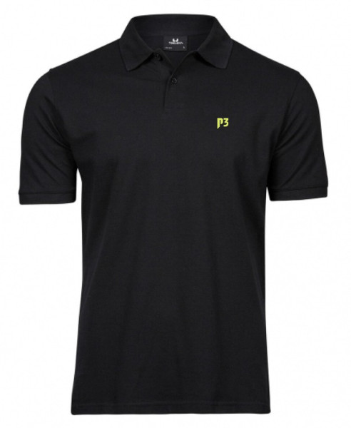 Men's Basic Polo in black color, size S