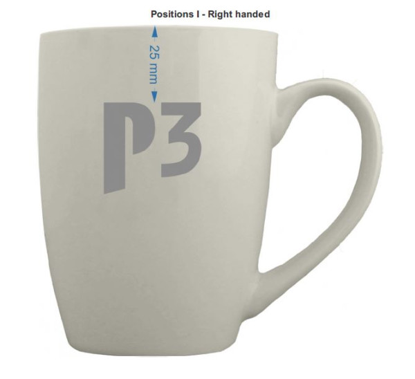 Porcelain cup Artemis, Logo silver, currently not available