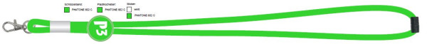 Lanyard in green colour with logo in white, currently out of stock